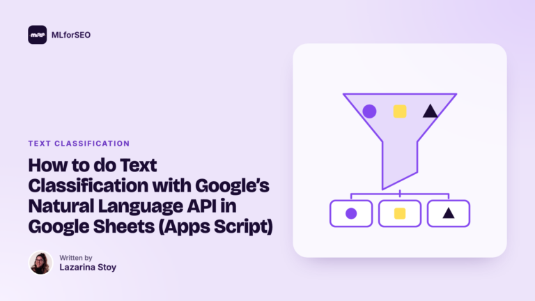 featured text classification with google natural language api in google sheets