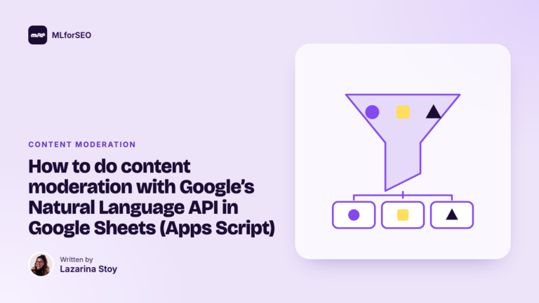 featured content moderation with google natural language api in google sheets a