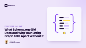 featured what schema org id does and why your entity graph falls apart without