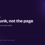 The chunk, not the page: content an AI can actually extract