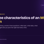 The three characteristics of a machine learning problem: task, data and solution