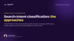 Search-Intent Classification with Machine Learning: The Approaches Explained