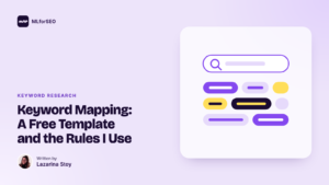 featured keyword mapping template