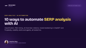10 Ways to Automate SERP Analysis with AI